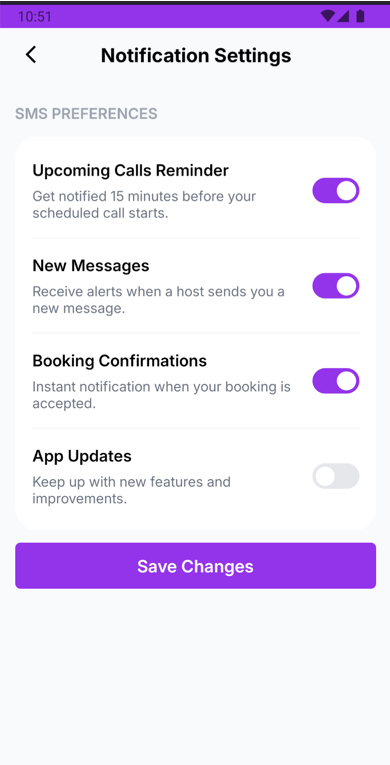 Notification Settings